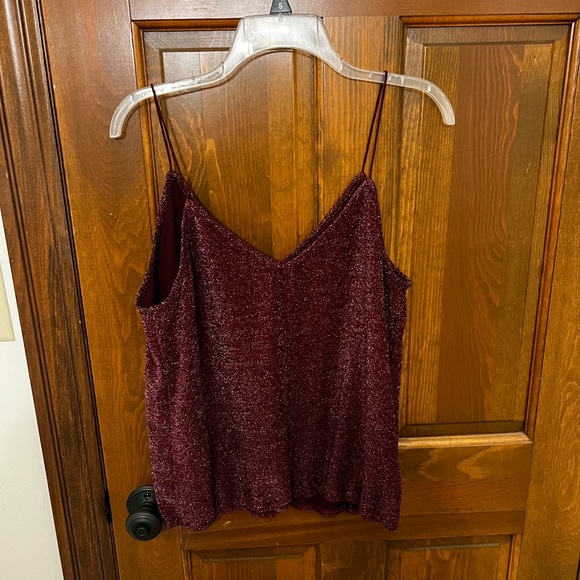 Burgundy Shimmer Cami - Picture 3 of 3